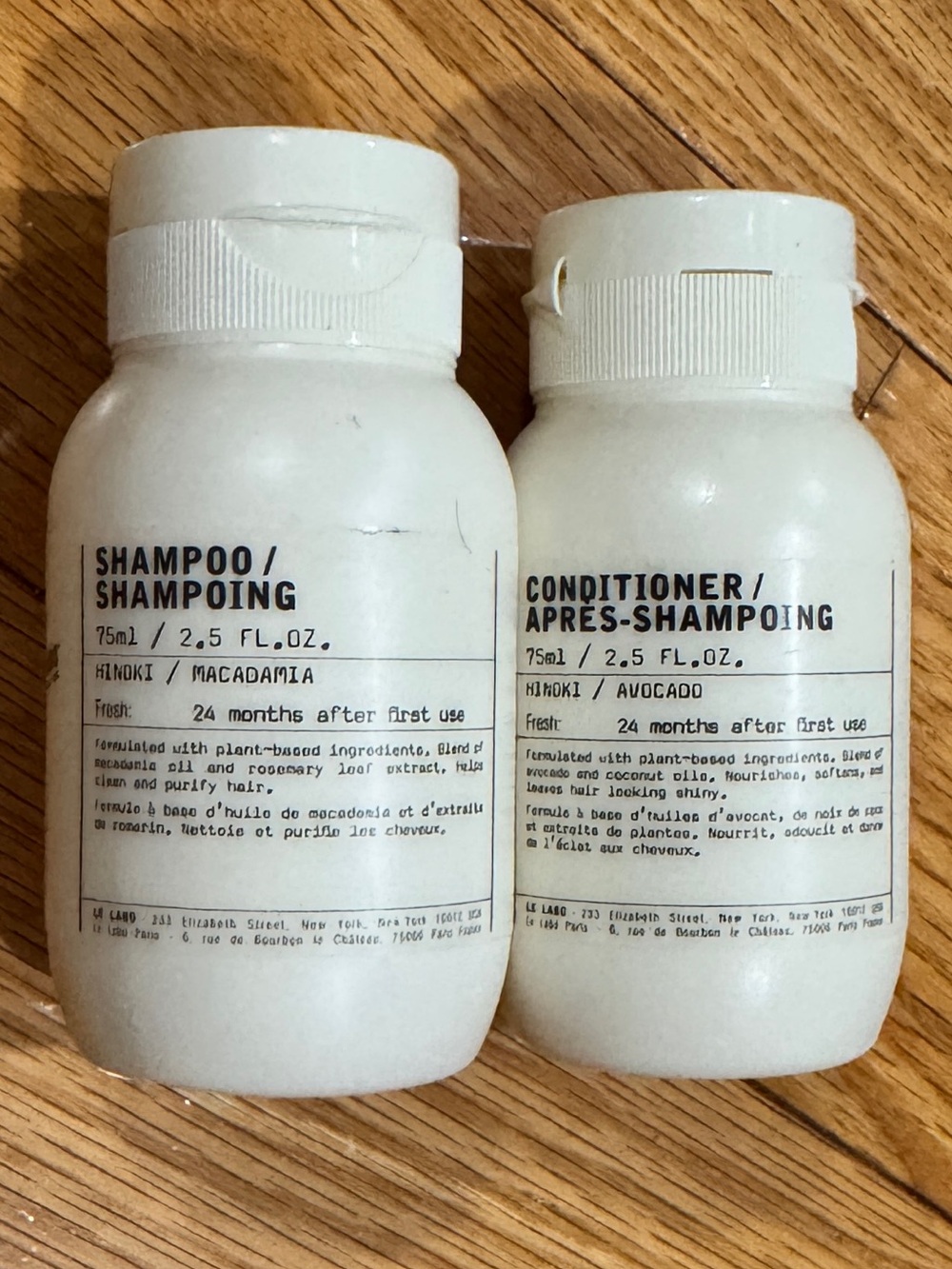 Shampoo & Conditioner Set - White